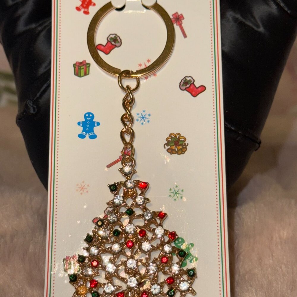 Sparkly Christmas Keychains